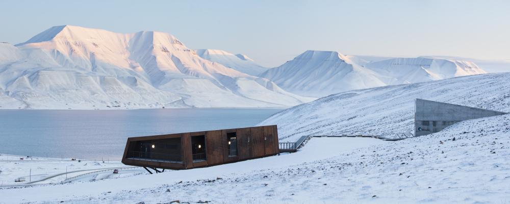 Svalbard Global Seed Vault. Pressbild: Stockholmsmässan