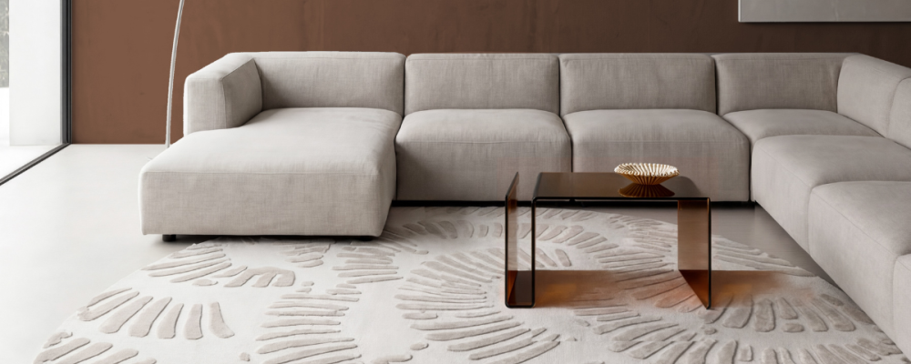 De nya mattorna Ushin och Mushin från Carpet Edition är designade av Studio Ito. Pressbild: Carpet Edition
