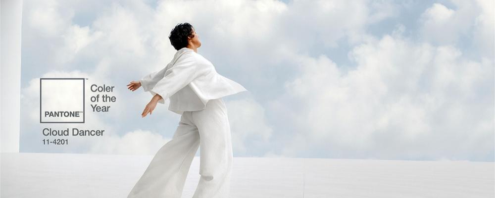 PANTONE 11-4201 Cloud Dancer, årets färg 2026. Pressbild: Mediatike