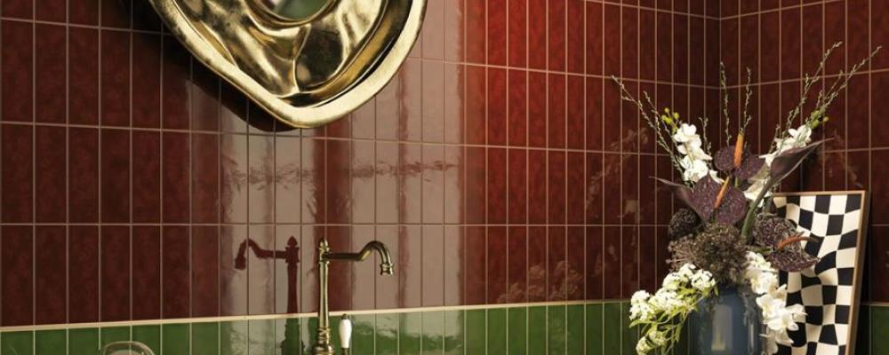 Höganäs kakel. Pressbild: Höganäs