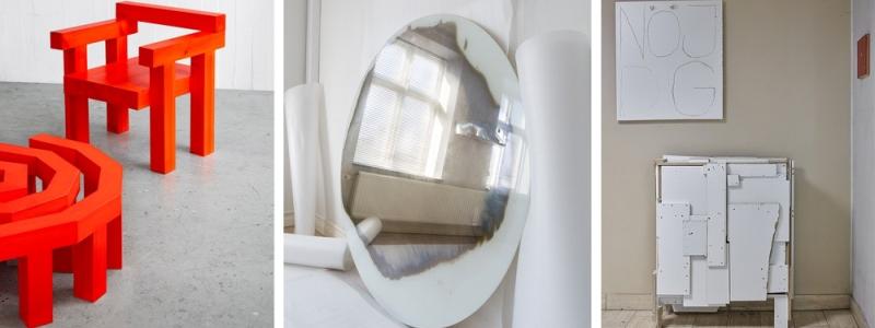 Spiral Table och Road Block Chair av Fredrik Paulsen, foto: Sanna Lindström
Mirror av Jenny Nordberg, foto: Korta ben
Skåp av Finn Ahlgren, foto: Mathilda Werngren