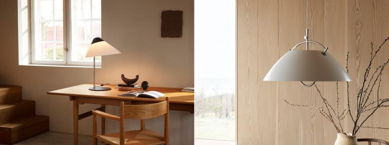 Hans J. Wegners Opala och The Pendant. Foto: Carl Hansen & Søn