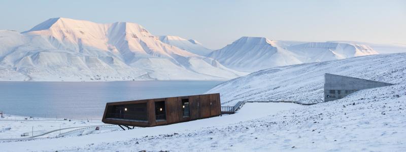 Svalbard Global Seed Vault. Pressbild: Stockholmsmässan