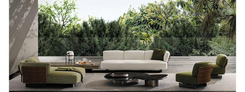 Minottis utomhusmöbler. Pressbild: Minotti