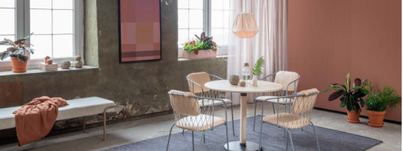 YARN karmstol Design: Mia Cullin Yarn. Foto: Materia