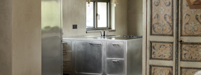 Ett skräddarsytt köksprojekt av Abimis. Foto: Colin Dutton