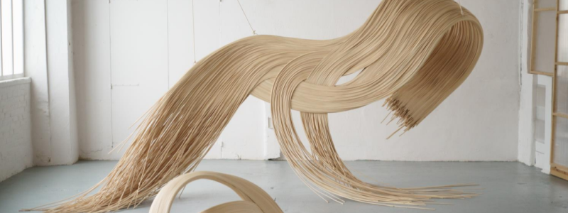 Wild fibers Tapestry - permanent collection Museum of Fine art Houston - Aurélie Hoegy. Foto: Bruno Pellarin