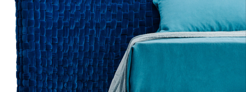 Helt handvävda tyger bekräftar Azul homes viktigaste kännetecken. Foto: Turri Design