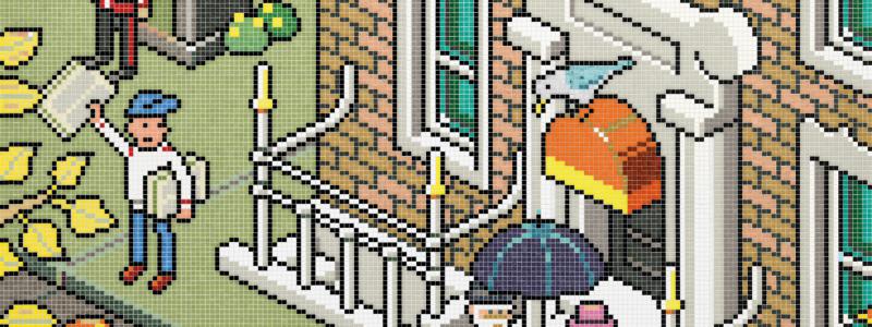 Pixelkonst, eBoy Pressbild: Bisazza