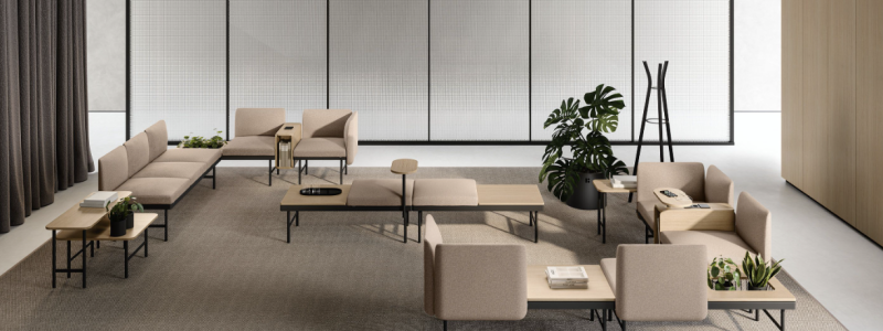 My Belle Sofa System, ett modulärt soffsystem. Foto: Bralco