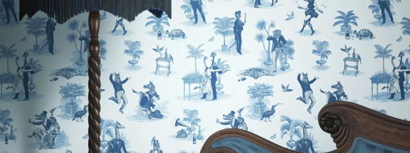 Tapet från Divine Savages. Foto: Divine Savages