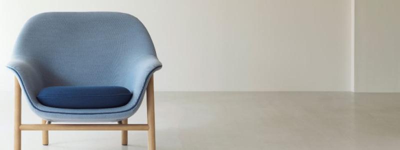 Loungestolen Drape Foto: Normann Copenhagen