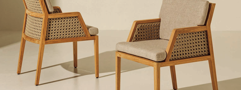 Grand Life, dining armchair Foto: Ethimo and Christophe Pillet