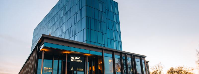 Nordic Hotels & Resorts senaste medlemshotell Hernö Gin Hotell i Härnösand står nu redo att välkomna gäster. Foto: Marléne Nilsén