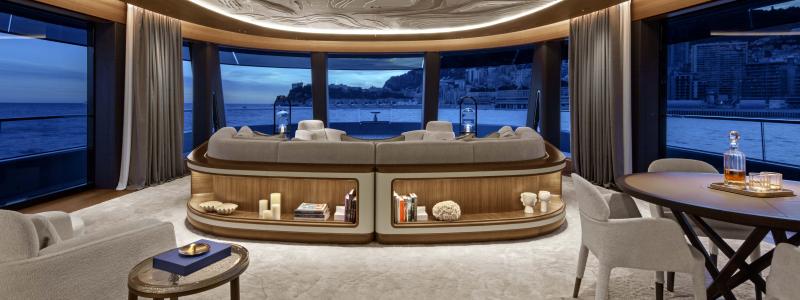 Pedrali inreder det prestigefyllda nautiska projektet signerat av Jouin Manku-studion. Foto: Pedrali
