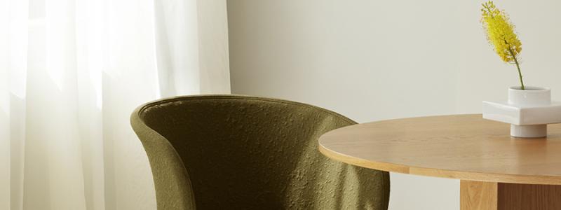 Knit Armchair, olivfärgad. Foto: Normann Copenhagen