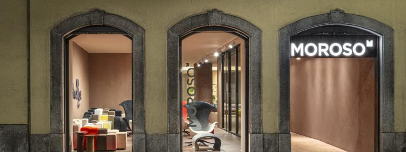 Moroso Flagship Store Milan Design Week 2024 Foto: Leonardo Duggento