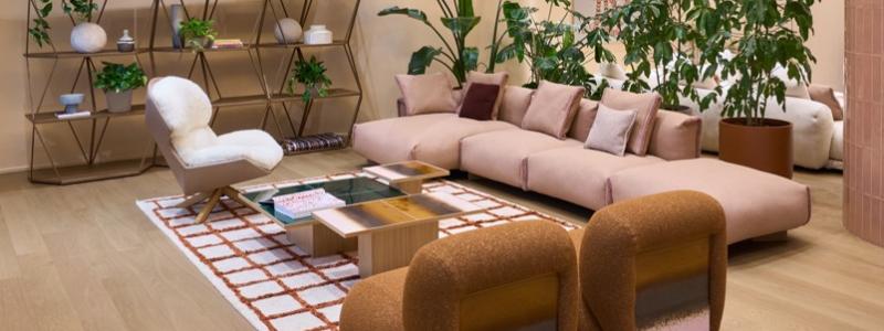 Showroominstallation: “Shaping Soft Spaces” Foto: Moroso