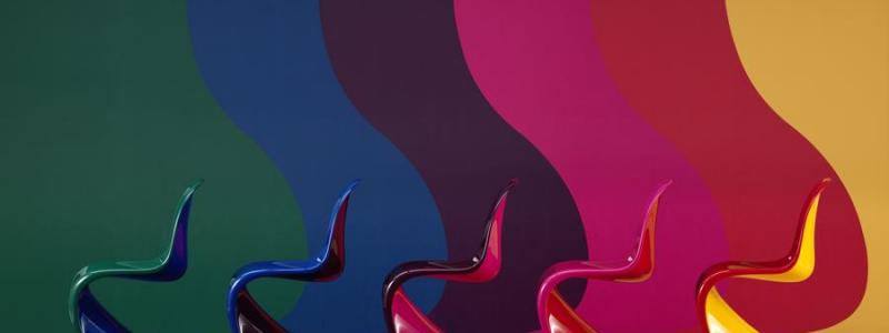 Panton Chair finns nu i fem nya färgställningar. Foto: Vitra