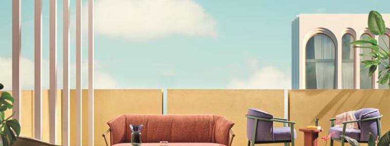 Lamorisse utomhus lounge soffa. Pressbild: Pedrali