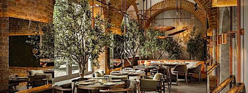 I kategorin inredningsdesign utsågs restaurangen Gongu Izakaya i Riga till årets projekt i kategorin restaurangmiljöer. Restaurangen har ritats av designern Liubov Tuzovska från Tdot.Design. Foto: kredit: Ivan Avdeenko /  Andrew Shurpenkov