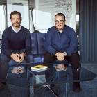 Prins Carl Philip och Oscar Kylberg, VD, Bernadotte & Kylberg.  Foto: Mathias Nordgren