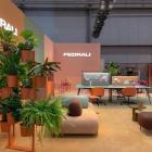 Den 5–6 november 2025 visade Pedrali sina senaste kollektioner på monter B11 – hall 5, inom RAI Amsterdam, i Zuidas-distriktet. Pressbild: Pedrali