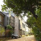 London Solar House omfattar cirka 209 kvadratmeter boyta. Projektet färdigställdes 2024 i Primrose Hill i London. Solpanelerna är integrerade i taket och kompletteras av ett batteri på 13 kilowatt. Foto: Archi-Tectonics NYC LLC, kredit: Nick Kane