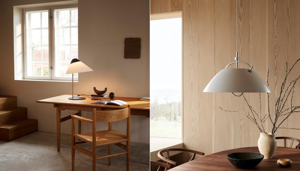 Hans J. Wegners Opala och The Pendant. Foto: Carl Hansen & Søn