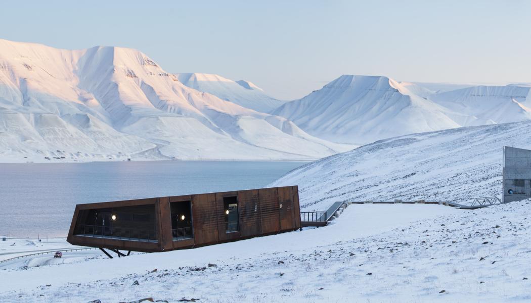 Svalbard Global Seed Vault. Pressbild: Stockholmsmässan