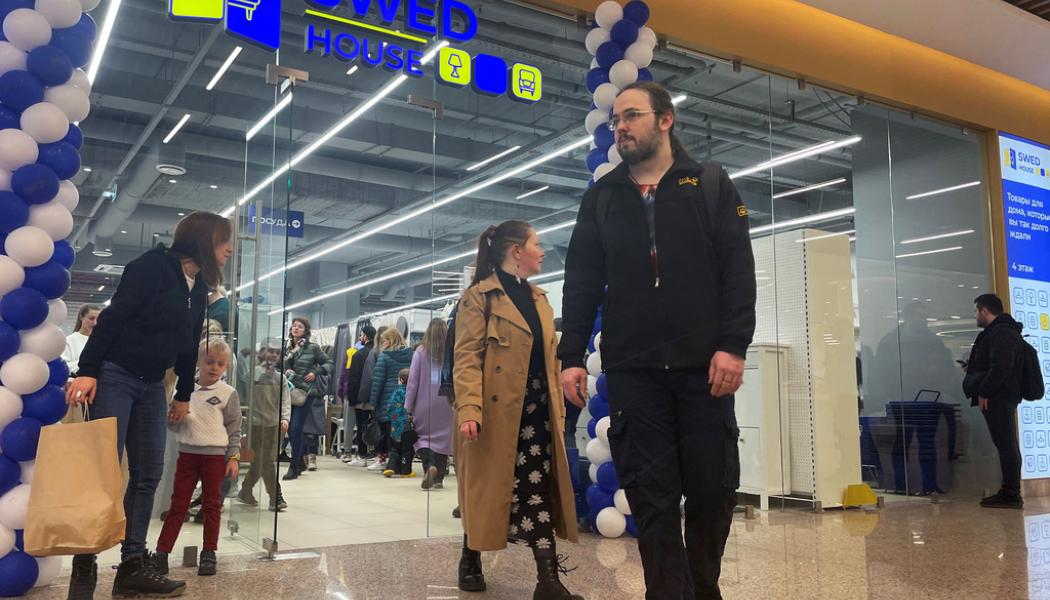 Alexander Reshetnikov/Reuters/TT: Affärsidén går ut på att ersätta Ikeavaruhusen, som stoppade sin verksamhet i Ryssland efter det att Moskva inledde sitt anfallskrig mot Ukraina.