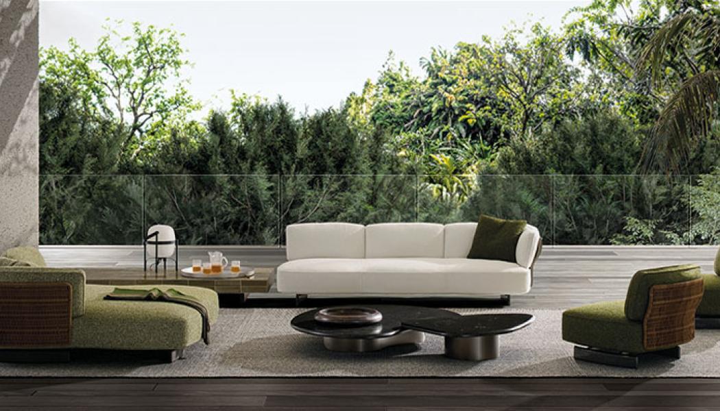 Minottis utomhusmöbler. Pressbild: Minotti