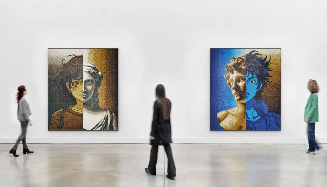 Fractured Idols I Mosaic. Design: Daniel Arsham. Foto: Lorenzo Ceretta