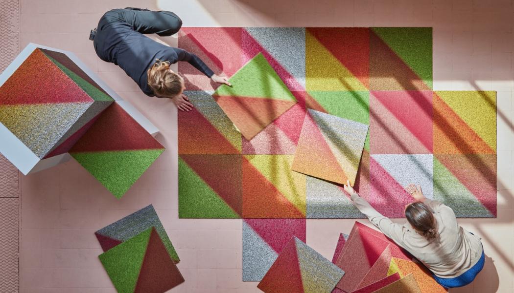 Studio RENS kreativitet och passion för färgsättning öppnade dörren till ett nytt sätt att förlänga golvets livslängd och minska materialsvinn.