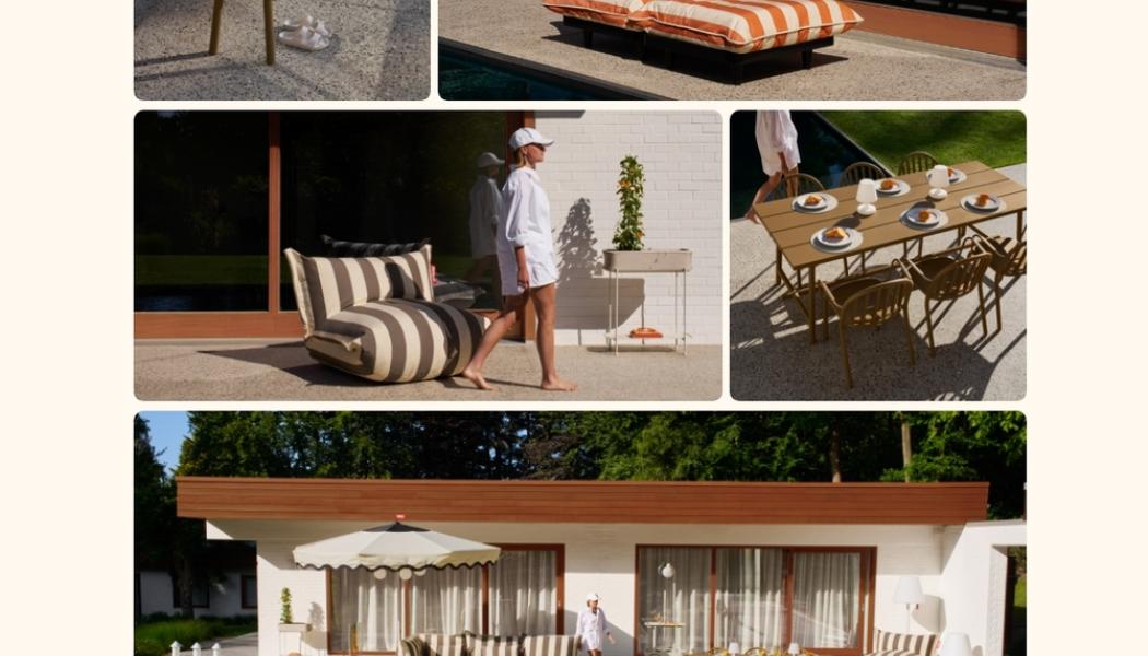 Fatboys nya utomhus kellektion.  Pressbild: Fatboy