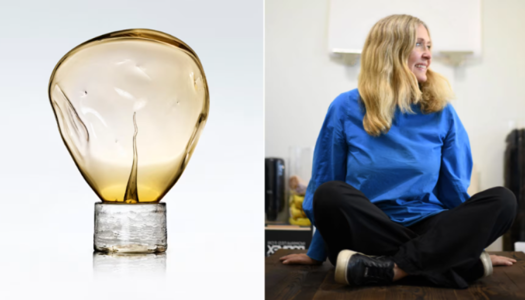 Prisstatyetten är designad av Marie-Louise Hellgren. Foto: Stockholmsmässan