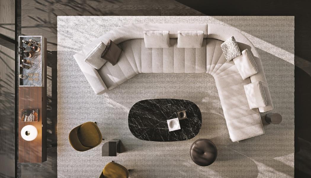 Goodman designad av Rodolfo Dordoni utökas med nya soffdelar. Foto: Minotti