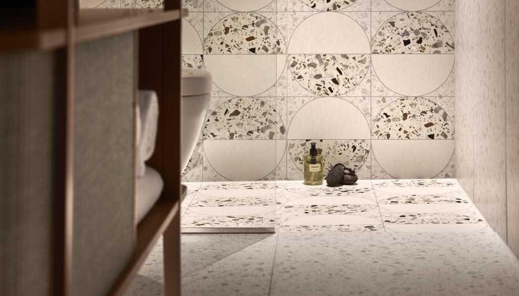 Sheraton Stockholm Hotel har en ny keramisk platta, framtagen genom ett samarbete mellan arkitekter och Höganäs Kakel. Foto: Jonas Gustavsson. 