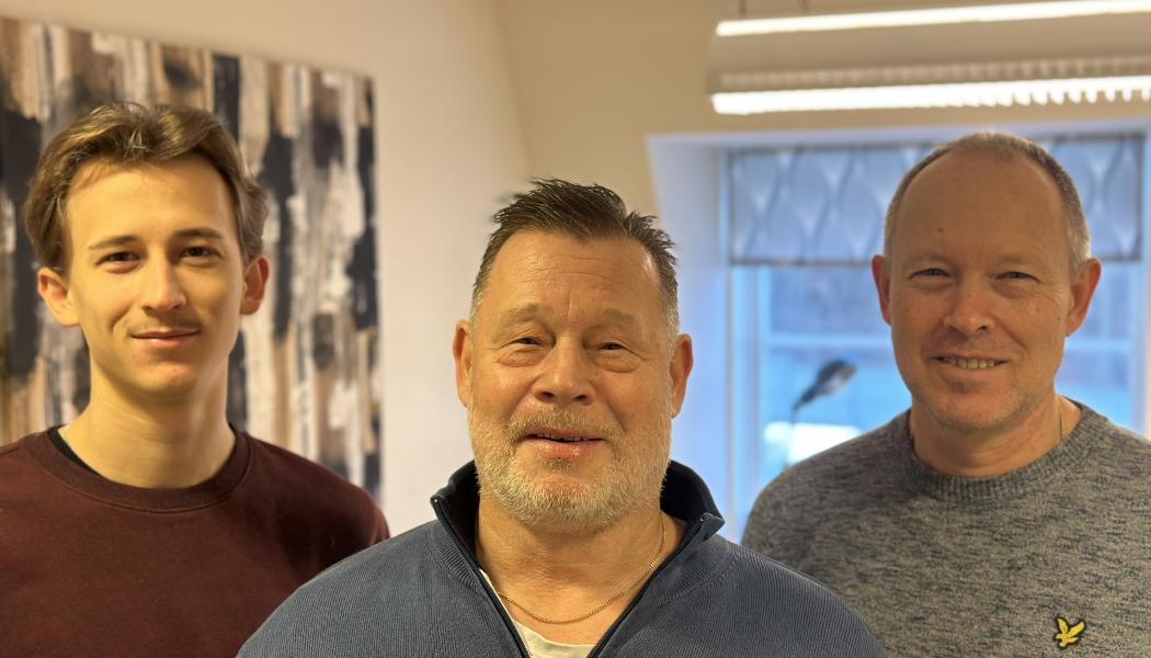 Foto: från vänster: Lucas Lundell Thorén, Lars Mattsson, Mårten Lundell