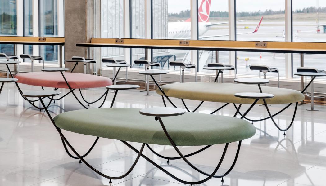 Referensbild på inredning till Göteborg Landvetter Airport. Foto: Intrx