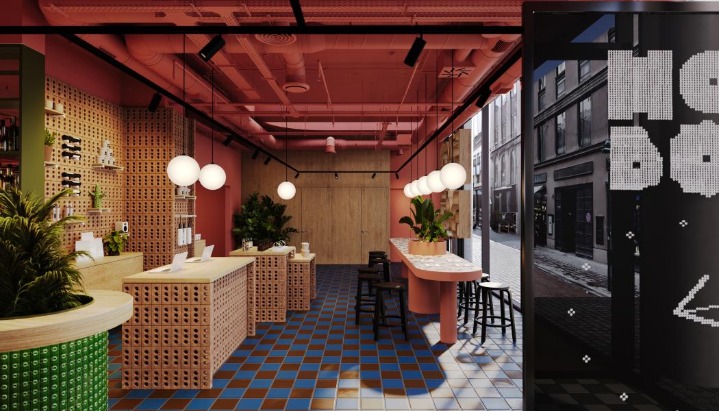 Hobo Helsinki har designats av prisbelönta Berlin-baserade Studio Aisslinger, som även står bakom Hobo Stockholms design. Foto: Nordic Hotels & Resort
