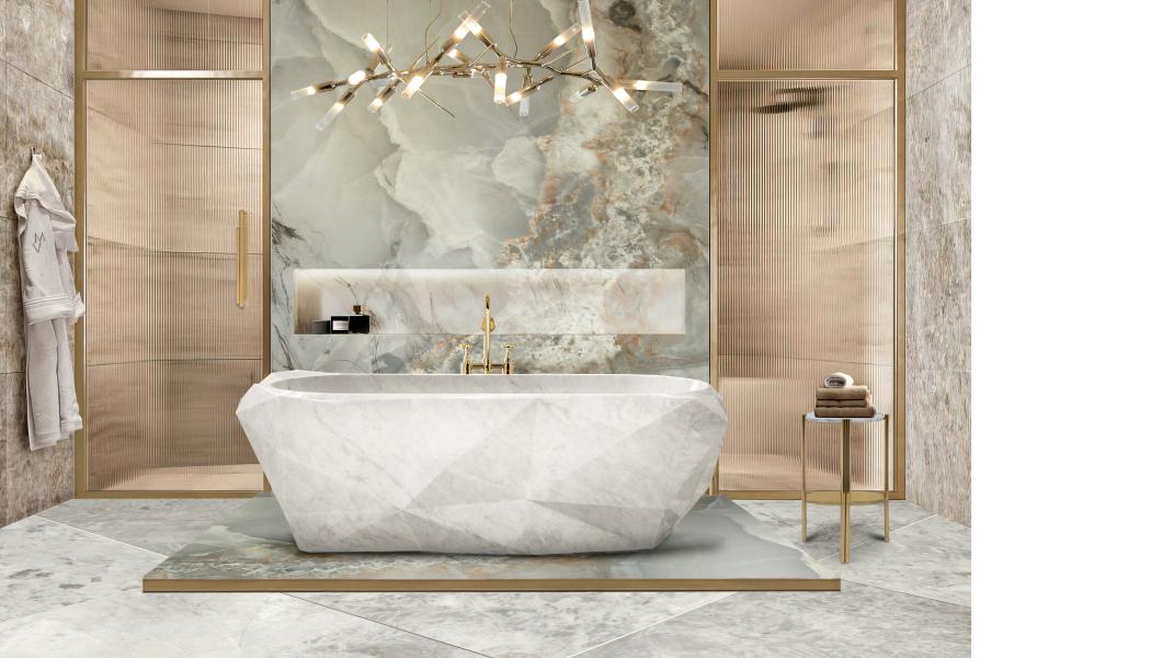 Diamond Marble Bathtub. Foto: Maison Valentina