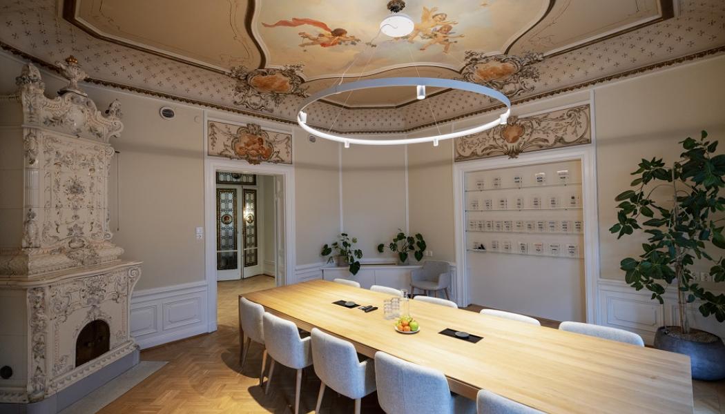 Belysningsprojekt i anrik byggnad. Foto: Elektroskandia