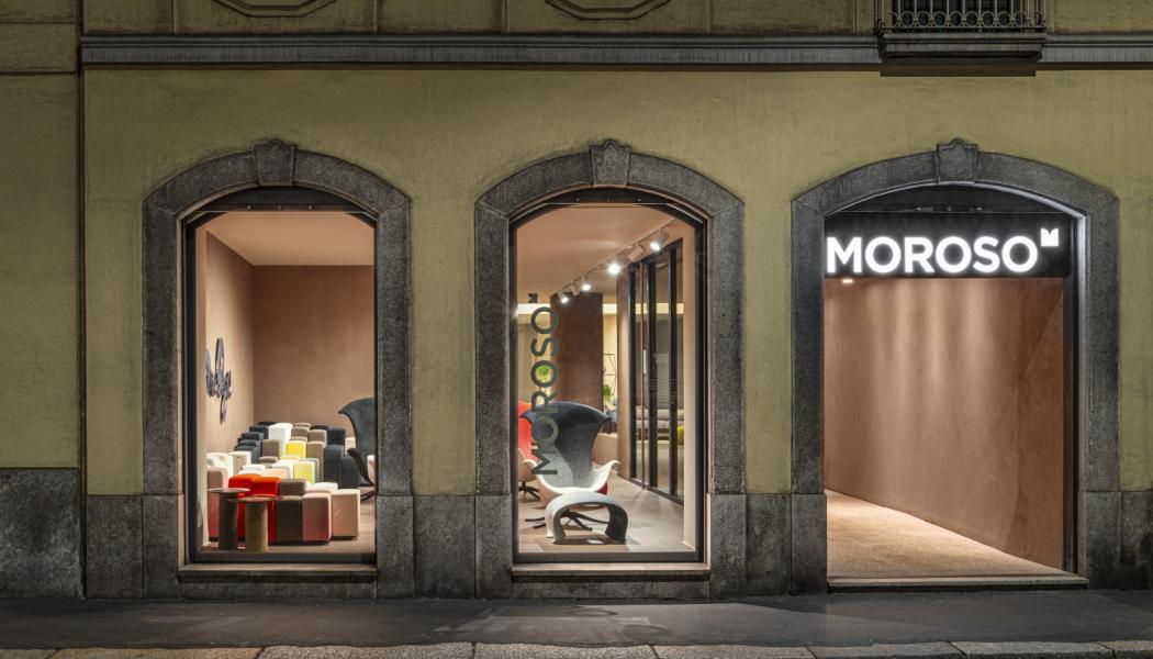 Moroso Flagship Store Milan Design Week 2024 Foto: Leonardo Duggento