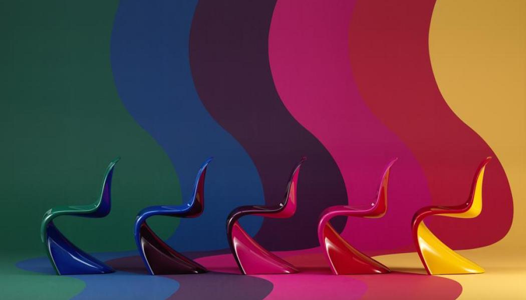 Panton Chair finns nu i fem nya färgställningar. Foto: Vitra