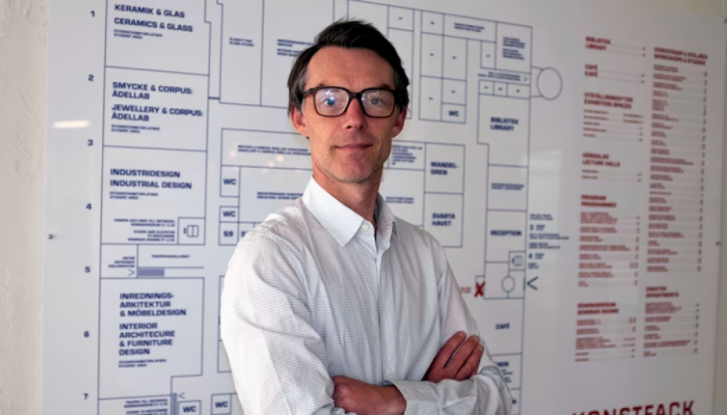Patrick Lacey, ny professor i visuell kommunikation. Foto: Konstfack