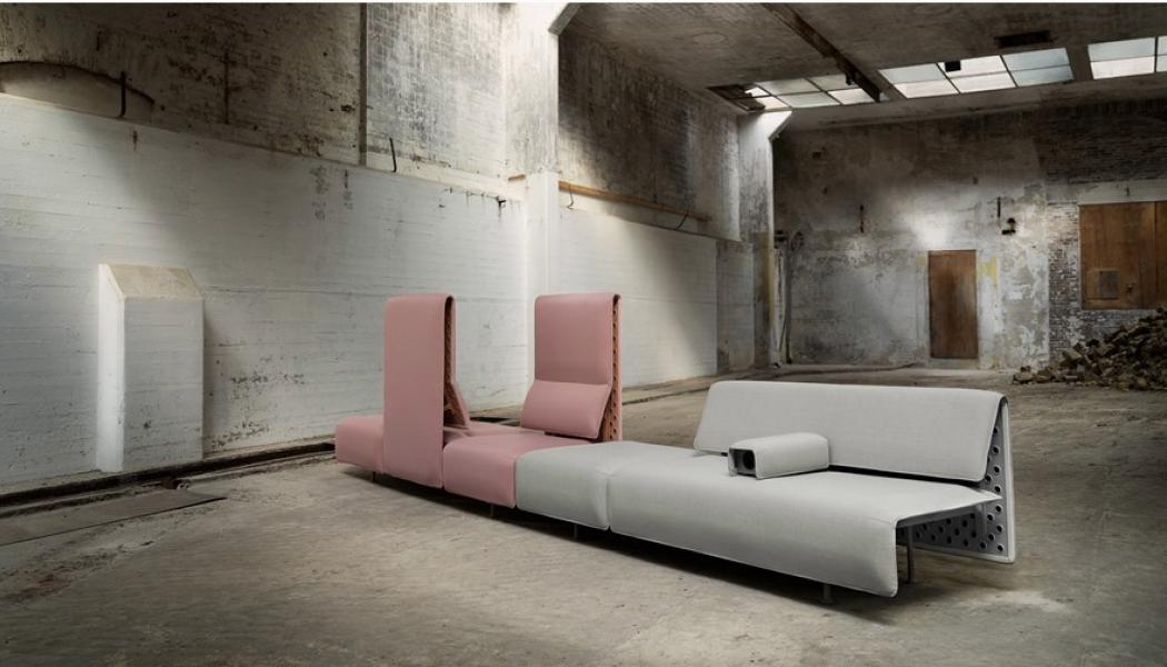 Circulus soffa från Offecct är en soffa som aldrig tar slut och utmanar konceptet om hållbara offentliga sittplatser. Foto Offect