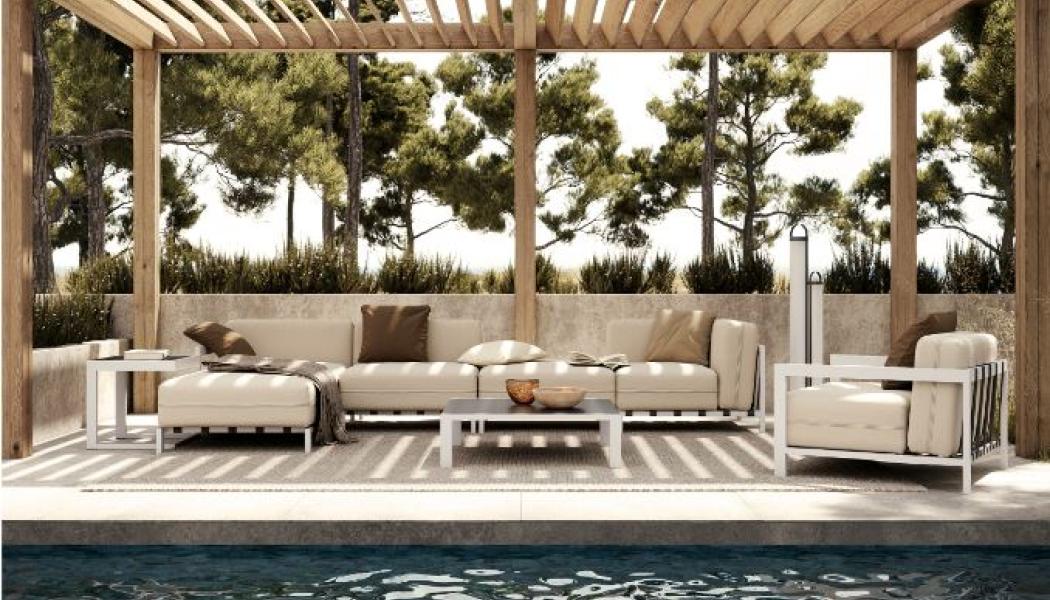 Mykonos Sofa - 3 sits soffa. Foto: Sweetpea & Willow