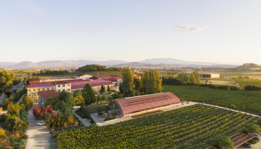 Vista panorámica Bodegas Faustino.  Foto: Anora