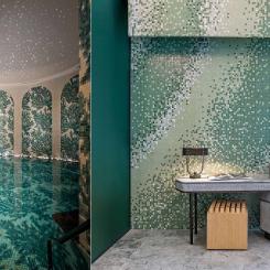 Bisazza är känt för lyxiga mosaik- och kakelprodukter och grundades 1956. Foto: Bisazza